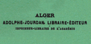 Adolphe-Jourdan Librairie Editeur